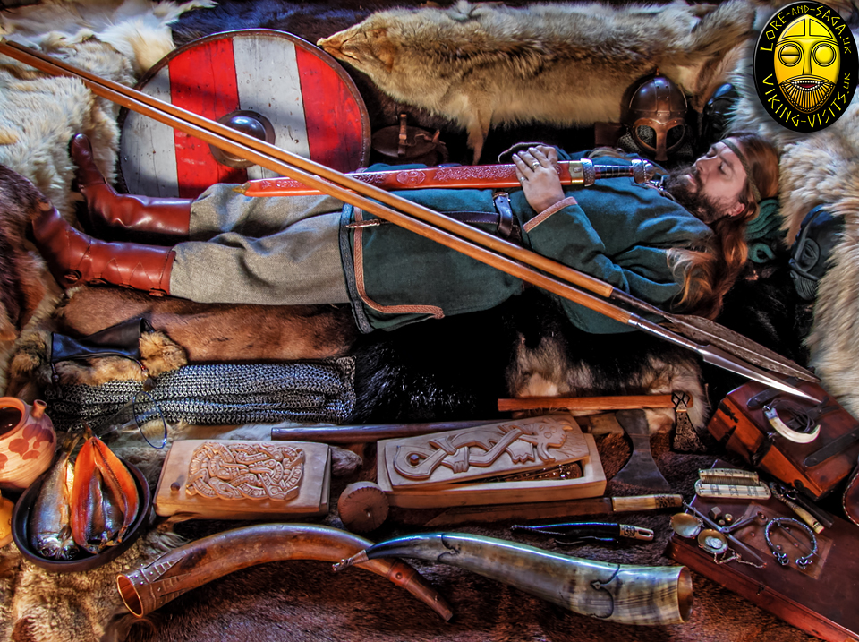 A Viking Burial reconstruction. - Image copyrighted © Gary Waidson. All rights reserved.