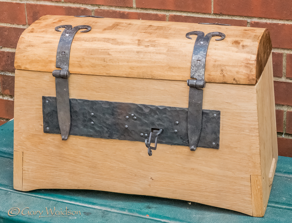 Hedeby Style Sea Chest - The Hrafn Coffer - Image copyrighted  Gary Waidson. All rights reserved. 