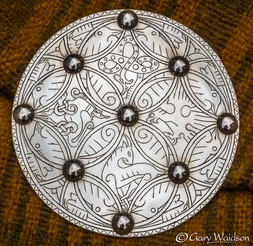The Whitby Brooch made by Gary Waidson - Lore-and-Saga.uk - Image copyrighted  Gary Waidson. All rights reserved.