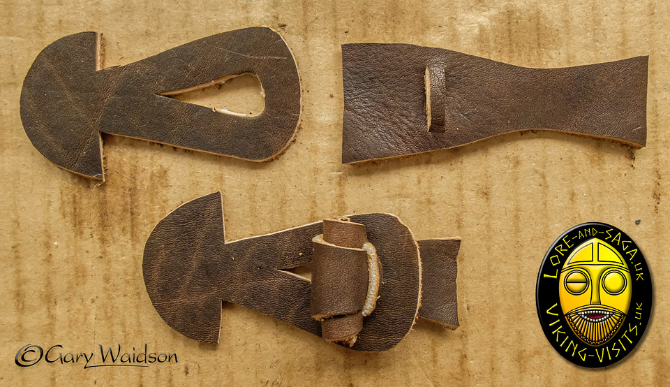 Making Viking Shoes  - Lore and Saga - Image copyrighted  Gary Waidson. All rights reserved. 